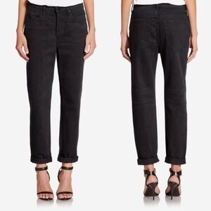 Alexander Wang 003 Denim Size 27 Black Boyfriend  Button Fly